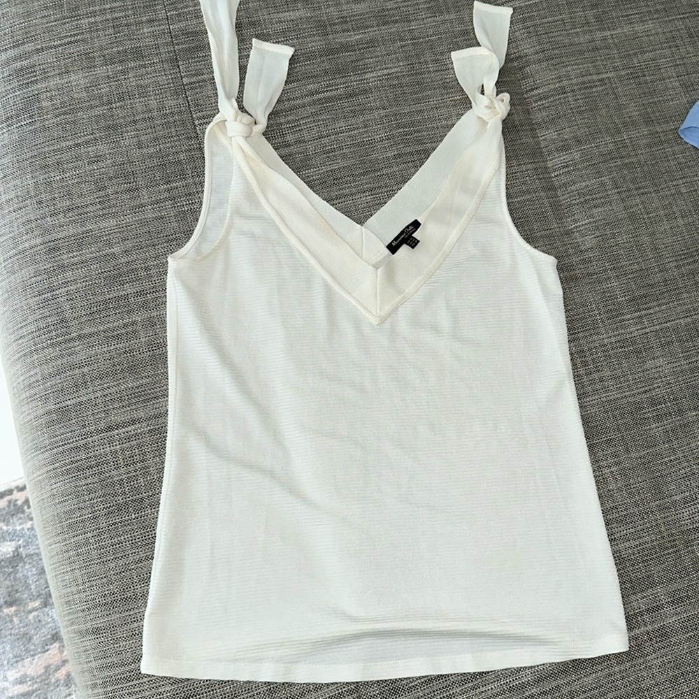 Massimo Dutti Cream Top